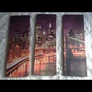 Three-piece city portrait